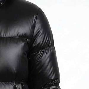 เสื้อแจ็คเก็ตพัฟเฟอร์บุขนหนานุ่มสำหรับผู้ชายไซส์ใหญ่พิเศษ  พร้อมปักโลโก้ตามสั่งสำหรับฤดูหนาว - Product Image 5