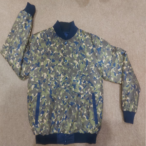 Vestes en satin avec logo brodé personnalisé, veste bomber, design léopard, vestes universitaires, veste en polyester avec boutons - Product Image 1