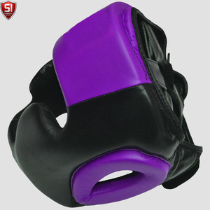 Protector de Cabeza de Piel de Vacuno de Primera Calidad, Tejido de Secado Rápido, Color Personalizado, Casco de Protección para MMA, Sparring, Boxeo y Lucha - Product Image 2