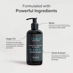 Shampooing hydratant pour la croissance des cheveux, naturel, bio, marque privée, à l'huile d'argan et à la biotine, avec extrait d'oignon - Product Image 3