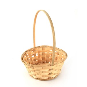 Cesto de embalaje de regalo al precio más barato, cestas de bambú trenzadas a mano para regalos y flores listas para enviar - Product Image 3