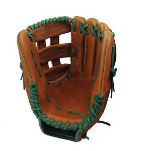 Guantes de béisbol clásicos para hombre, diseño de cuero, sensación suave y cómoda, costuras duraderas para uso deportivo a largo plazo - Product Image 2