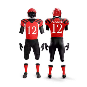 Nieuw Amerikaans voetbaltenue voor volwassenen, voetbalshirt & -broek, custom sublimatie Amerikaans voetbaltenue voor wedstrijd & training - Product Image 4