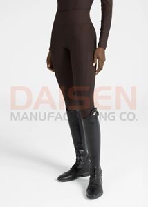 Leggings d'équitation pour femmes avec grip en silicone, taille haute, extensibles, respirants, pour l'entraînement - Product Image 4