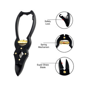 Coupe-ongles à lame courbée à double action pour ongles incarnés, en acier inoxydable avec une large ouverture de mâchoire, outil de pédicure professionnel - Product Image 5