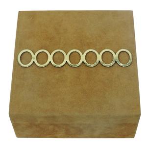 Caja de Regalo de Terciopelo Marrón Hecha a Mano, Diseño Cuadrado, Caja de Empaque de Lujo, Venta al por Mayor, Caja de Regalo Personalizada para Joyería - Product Image 2