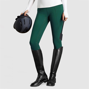 กางเกงขี่ม้าคุณภาพสูงพร้อมโลโก้แบบกำหนดเอง กางเกงขี่ม้าแบบเต็มตัว กางเกงขี่ม้ารัดรูป กางเกงขี่ม้าสำหรับนักขี่ม้ามืออาชีพ - Product Image 3