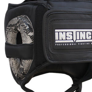 Casque de boxe en cuir de vachette pleine fleur, design personnalisé, nouveau style, fabricant OEM, équipement d'entraînement, protège-tête de boxe pour adultes - Product Image 6