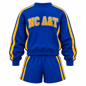 Conjunto de Sudadera y Pantalones Cortos Deportivos Personalizados, Ropa Deportiva de Dos Piezas, Marca Privada, Fabricante OEM al por Mayor - Product Image 2