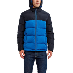 Veste matelassée pour homme avec logo personnalisé, très tendance, long manteau rembourré, veste d'hiver chaude pour homme - Product Image 1