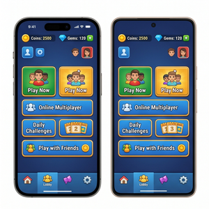 Aplicación Royalcraft Ludo: juego de mesa clásico, partidas multijugador, juego en línea y desafíos divertidos para IOS/Android y MAC - Product Image 1
