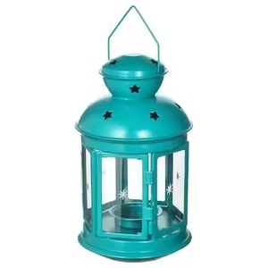 Lanterne en fer à verre, support de bougie, design moderne, durable, pour décoration intérieure et mariage, vente chaude - Product Image 2