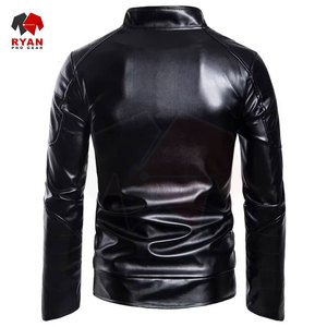 Vestes en cuir sur mesure pour hommes, couleurs unies, logos personnalisés, grandes tailles, vestes respirantes de Ryan Pro Gear - Product Image 2