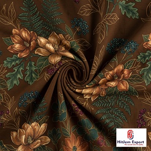 Premium Digital Printed Cotton Lawn Fabric OEM ODM Textile Manufacturer Custom Made Fabric Supplier for Fashion Apparel Home Tex - Product Image 3