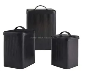 Super Oferta Metal Azúcar Café Y Té Frascos De Almacenamiento Bote Hecho A Mano Para El Hogar Hotel Restaurante Cocina - Product Image 5