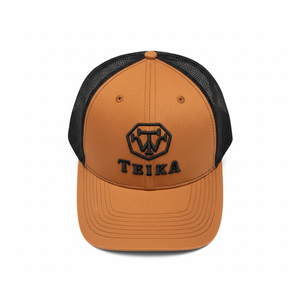 Gorra de Béisbol Personalizada 2026, Gorra de Béisbol Bordada con Logotipo Personalizado y Logotipo Bordado en 3D, Tela de Malla Naranja y Negra - Product Image 3