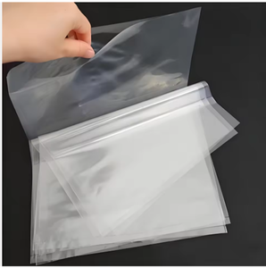 Rouleau de sacs sous vide en PE, qualité alimentaire, transparent, gaufré, taille personnalisée, résistant à l'humidité, pour snacks secs et noix, directement de l'usine - Product Image 1