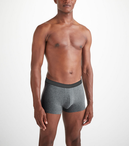 OEM <b>Custom</b> Logo Blank Solid Plain Multicolored Options Plus Size Knit 92% Cotton 8% Spandex Men's Mid-rise Underwear <b>Boxer</b> Brief - Product Image 2