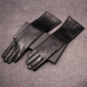 Gants en cuir véritable pour femmes, doublure thermique, coupe ajustée, pour l'extérieur, la conduite, vente en gros, logo personnalisé - Product Image 2