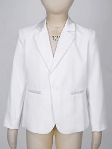 Blazer de Costume en Laine Grande Taille pour Adolescents Garçons, avec Logo Personnalisé, Manches Longues, Revers, Veste Formelle pour Bal de Promo, Mariage et Fêtes - Product Image 3