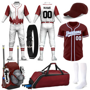 Conjuntos de Uniformes de Béisbol para Adultos, Paquete en Oferta, Hechos a Medida, Nuevo Diseño, Ropa Deportiva de Equipo de Alta Calidad, Unisex, Pantalones Cortos, 100% Poliéster, Secado Rápido - Product Image 1