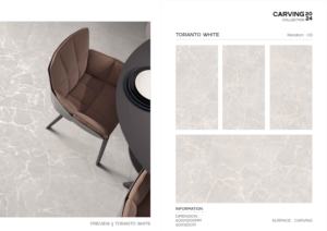 Azulejo de Porcelana de Gran Formato con Textura Tallada de Lujo, 600x1200, para Paredes y Pisos, Diseño Moderno para Interiores y Exteriores - Product Image 3