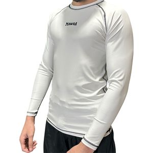 Mawra Custom Logo MMA Rashguard UPF50 Breathable Short Sleeve Compression Shirt Unisex Gym Wear BJJ Fighting Training Men - Product Image 1