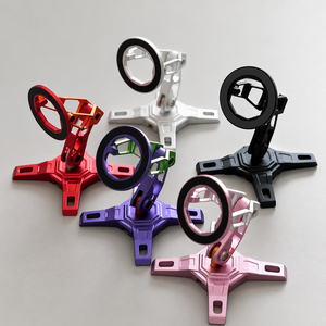 Custom Made to Drawing CNC Aluminum <b>Phone</b> Stand Factory for Adjustable Desktop Smartphone Holder and Mobile Accessories - Product Image 1