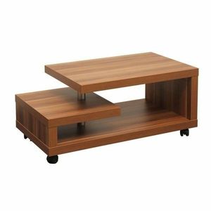 Table basse moderne fonctionnelle avec roulettes - Product Image 1