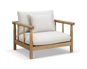 Muebles de Sofá para Exteriores de Madera de Teca Sólida Resistente a la Intemperie para Hoteles, Resorts, Cafés y Comercios al por Mayor - Product Image 5