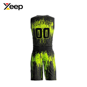Uniforme de Baloncesto Personalizado para Hombre XEEP XC-BU-58, de Alta Calidad, Alto Rendimiento, Ligero y Transpirable, en Poliéster - Product Image 3