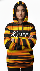 เสื้อฮู้ดดี้โอเวอร์ไซส์แฟชั่นล้ำสมัยสำหรับฤดูหนาว  แบบยูนิเซ็กซ์ พร้อมลายพิมพ์ซับลิเมชั่นคุณภาพสูงและงานปัก สำหรับสวมใส่ในชีวิตประจำวันสไตล์สตรีทแวร์ - Product Image 2