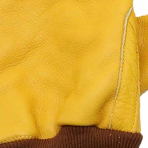 Custom Cowhide Leather Welding <b>Gloves</b> with Heat Resistant Split Leather Stick Welding <b>Gloves</b> <b>Gloves</b> - Product Image 3
