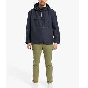 Low MOQ Hooded <b>Long</b> <b>Men's</b> Winter Wind Breaker <b>Jacket</b> Oversized Waterproof Eco-Friendly Breathable Quick Dry - Product Image 1