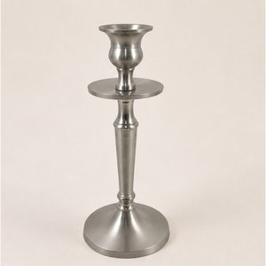 Hot Selling Modern Decorative Aluminum Candle Holder for Wedding Centerpiece <b>Silver</b> Matte Metal Taper <b>Candlestick</b> Stand - Product Image 5