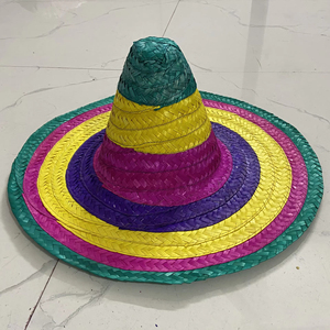 Lightweight Mexican Sombrero <b>Straw</b> <b>Hat</b> Wide Brim Handcrafted for Outdoor Activities Garden Beach and Travel - Product Image 1