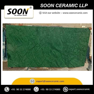 SOON CERAMIC LLP วัสดุตกแต่งผนังห้องนั่งเล่น รุ่น VADODARA GREEN Calcite แผ่นใหญ่ขัดเงา ดีไซน์ทันสมัย เป็นมิตรกับสิ่งแวดล้อม แบบจำลอง 3 มิติ - Product Image 2