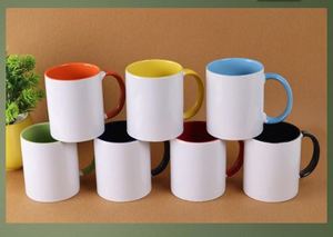Juego de Tazas de Cerámica de 11 oz, Diseño Minimalista de Doble Color Interior y Exterior, Apto para Lavavajillas y Microondas, Reutilizable, para Uso Doméstico - Product Image 4