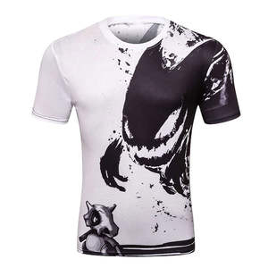 Camiseta Moderna Sublimada, Unisex, Corte Ajustado, Manga Corta, Secado Rápido, Transpirable, 100% Poliéster, Personalizable OEM - Product Image 5