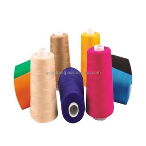 Fil à tisser robuste, durable, doux et écoresponsable en fil filé NE 18s/2 recyclé, anti-boulochage, absorbant l'humidité, anti-bactérien, couleurs foncées - Product Image 3