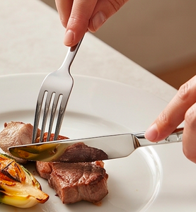 Modern Stainless Steel Flatware Set With <b>Mirror</b> Polish Handle Rust Resistant Cutlery For Wedding Occasion - Product Image 2