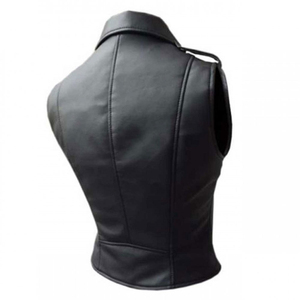 Gilet en cuir haut de gamme en cuir véritable, fabrication OEM, marque privée, approvisionnement en gros, exportation, marché du vêtement - Product Image 2