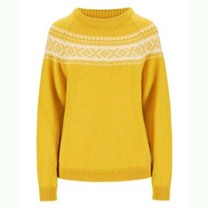 Pull décontracté pour femme en nylon tricoté, col rond, manches longues, respirant, coupe ample, doux, chaud, doublure en coton, automne-hiver - Product Image 2