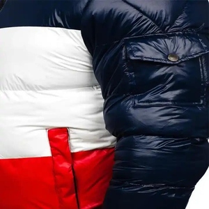 Bold Men Puffer Jacket With Lightweight <b>Warm</b> Filling And Versatile Winter Outdoor Performance - Product Image 5