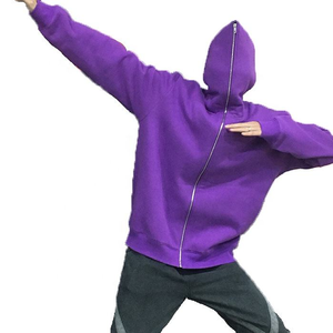 Sweat à capuche unisexe à fermeture éclair intégrale, qualité supérieure, coupe classique, respirant, séchage rapide, streetwear d'hiver - Product Image 4