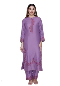 Safaa Premium Viscose Dress Material for Winter | Unstitched Kurta <b>Pant</b> Dupatta Fabric Set Direct Factory - Product Image 2