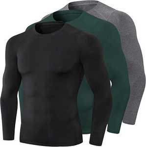 Chemises de compression de haute qualité pour la musculation et le fitness, respirantes, pour la salle de sport et les entraînements - Product Image 4