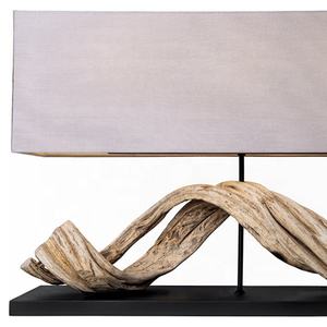 Elegante lámpara de mesa de madera maciza, muebles convertibles y plegables modernos para el hogar, Hotel, Villa, para uso en el comedor - Product Image 1