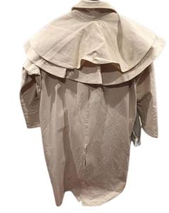 <span class=keywords><strong>Cappotto</strong></span> Lungo da <span class=keywords><strong>Uomo</strong></span> <span class=keywords><strong>Beige</strong></span> Stile Trench Doppiopetto in Lana Lavata Anti-Piega Traspirante Eco-Friendly 220g Americano - Product Image 2