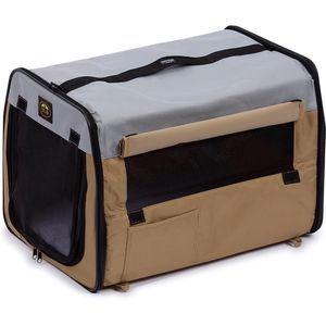 Lightweight Easy <b>Folding</b> Zippered Pet <b>Crate</b> Convenient Travel-Friendly Pet Cage & House - Product Image 6